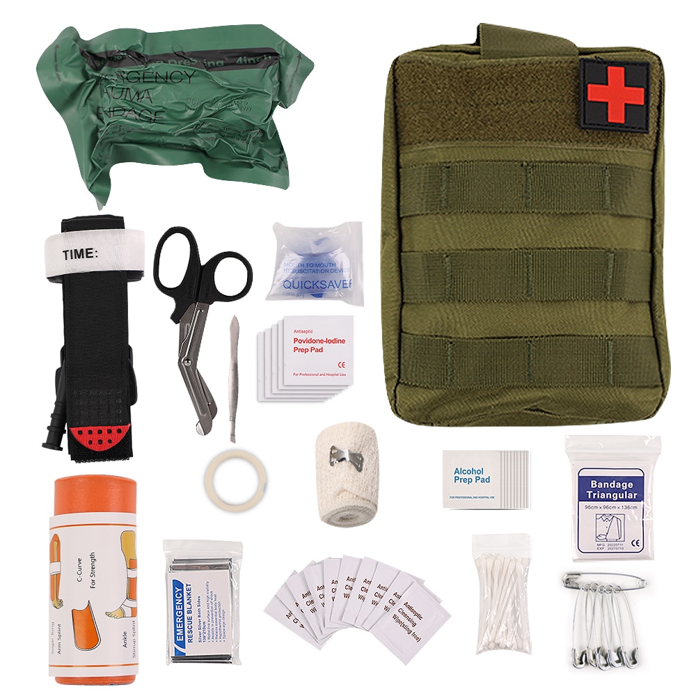 First Aid Kit Survival Equipment Kit For Camping Kit Tactical First Aid