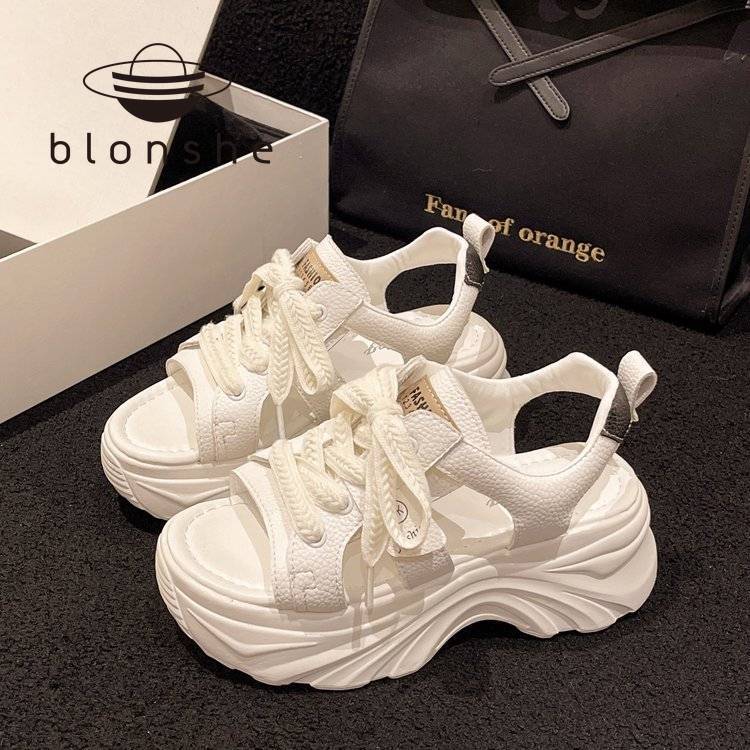 Dép đi trong nhà cho phụ nữ đế xuồng dép cho phụ nữ Giày sandal Hàn Quốc cho Giày nữ đế xuồng cho phụ nữ Giày có đế dày Ins mới 080818