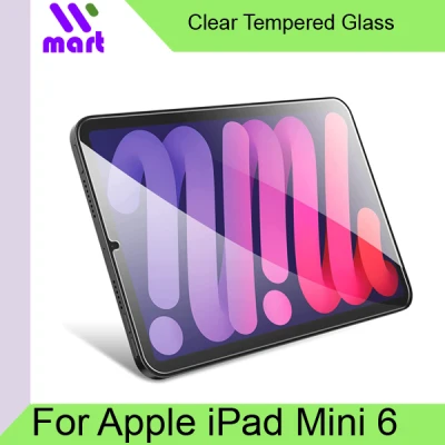Clear Tempered Glass Screen Protector for Apple iPad Mini 6