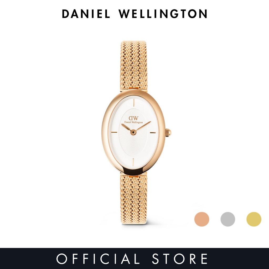 Daniel Wellington Juliette Braided Mesh White Sunray Rose Gold / Silver / Gold Women Watch stainless steel watch DW Official Authentic Original นาฬิกา ผู้หญิง - ยี่ห้อ Daniel Wellington ราคา 6,165 บาท*ส่งฟรี