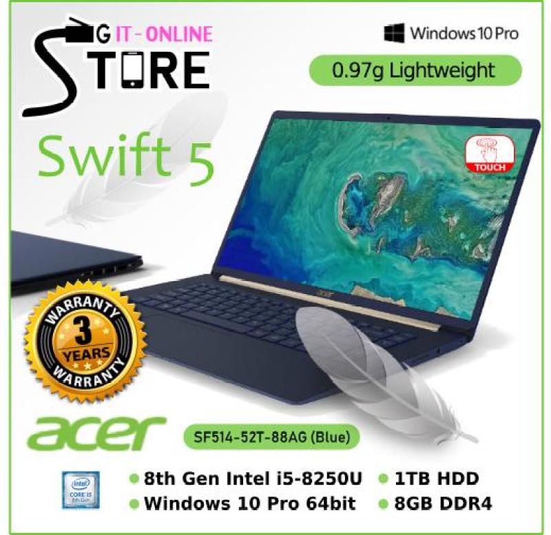 Acer Swift 5 Ultra Slim Lightweight Business Laptop SF514-52T-88AG (Blue)