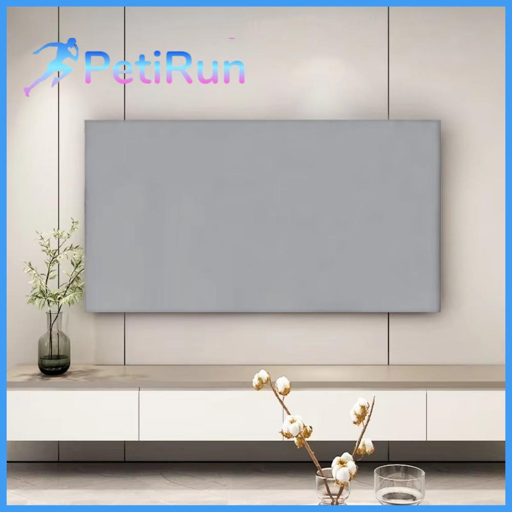 PETIRUN 55-65 inch Vỏ che TV Đàn hồi Màu sắc đồng nhất Khăn lau bụi TV Phổ quát Chống bụi Vỏ chống bụi LCD Bảo vệ khỏi nắng
