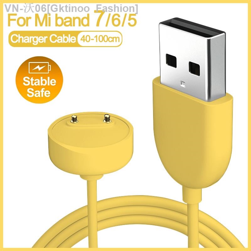 Magnetic Charger for Xiaomi Mi Smart Band 5 6 7 Portable Charger Replacement USB Charging Line for Miband 6 Miband 7 Cable Cord Gktinoo Fashion