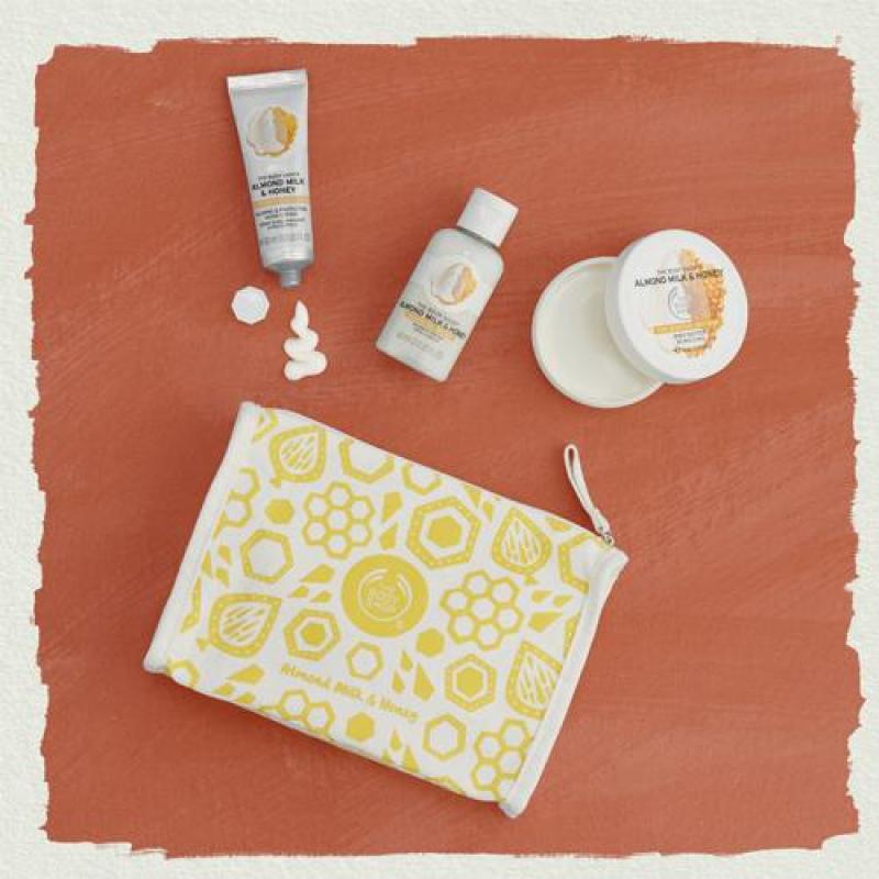 Buy The Body Shop Soothing Almond Milk & Honey Delights Bag Singapore