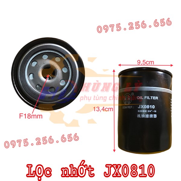 Lọc Nhớt JX0810 (F18) (cái) phụ tùng ô tô máy nông lâm ngư nghiệp điện dân dụng lọc gió lọc nhớt