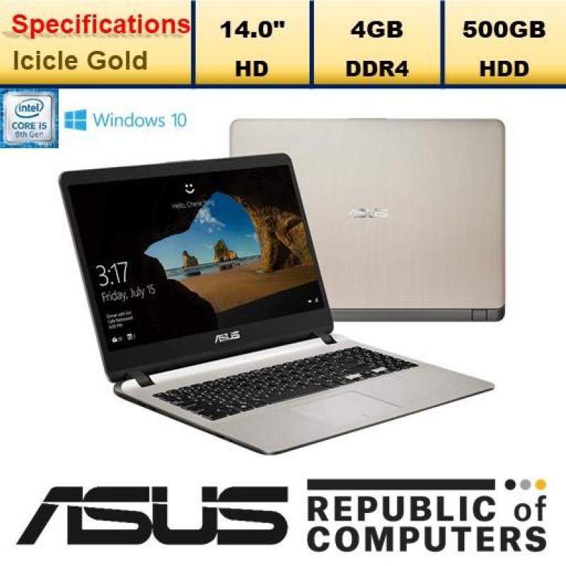 ASUS A407UA-BV579T / Intel Core i5-8250U Processor / Window 10 Home / 14.0 / 4GB RAM / 500GB HDD