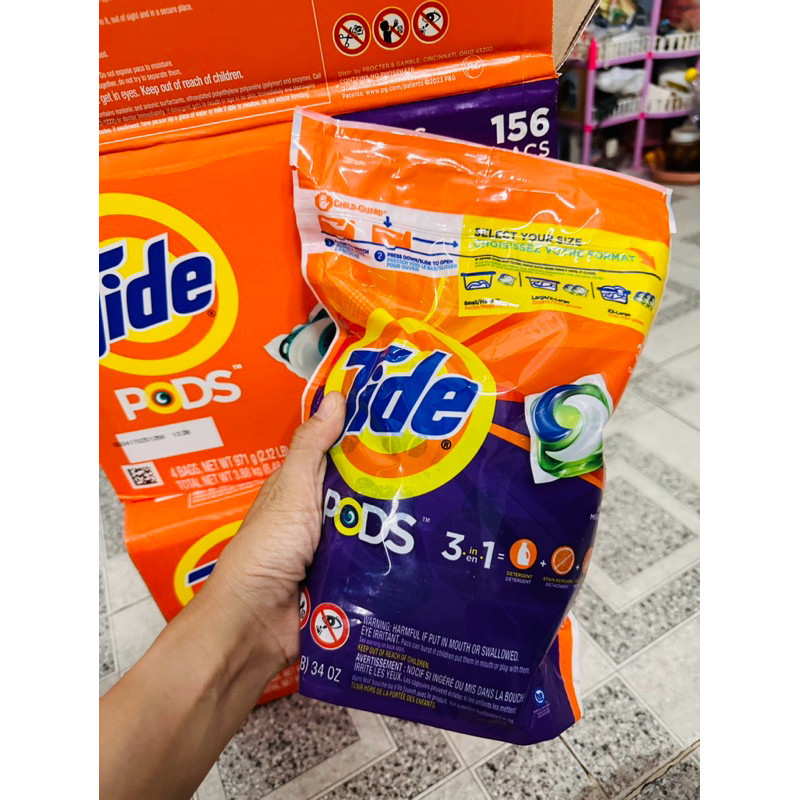 Viên giặt quần áo Tide Pods Mỹ thùng 156 viên - SẢN PHẨM ĐƯỢC YÊU THÍCH TRÊN THỊ TRƯỜNG HIỆN TAY, DÙNG RẤT TỐT LUÔN Ạ, ĐẢM BẢO DÙNG RẤT THÍCH, KHÁCH YÊU TRẢI NGHIỆM ỦNG HỘ SHOP NHÉ