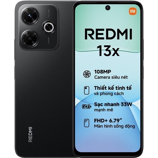 Hàng Chính hãng Điện thoại Xia0mi Red.mi 13X 8GB/128GB  Mới 100% - 3