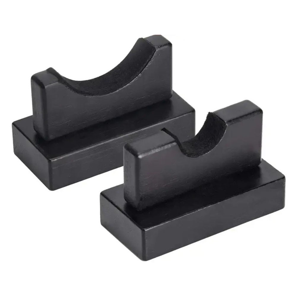 Đệm cao su mềm gỗ gậy bóng chày Rack 2pcs điều chỉnh Giải pháp lưu trữ