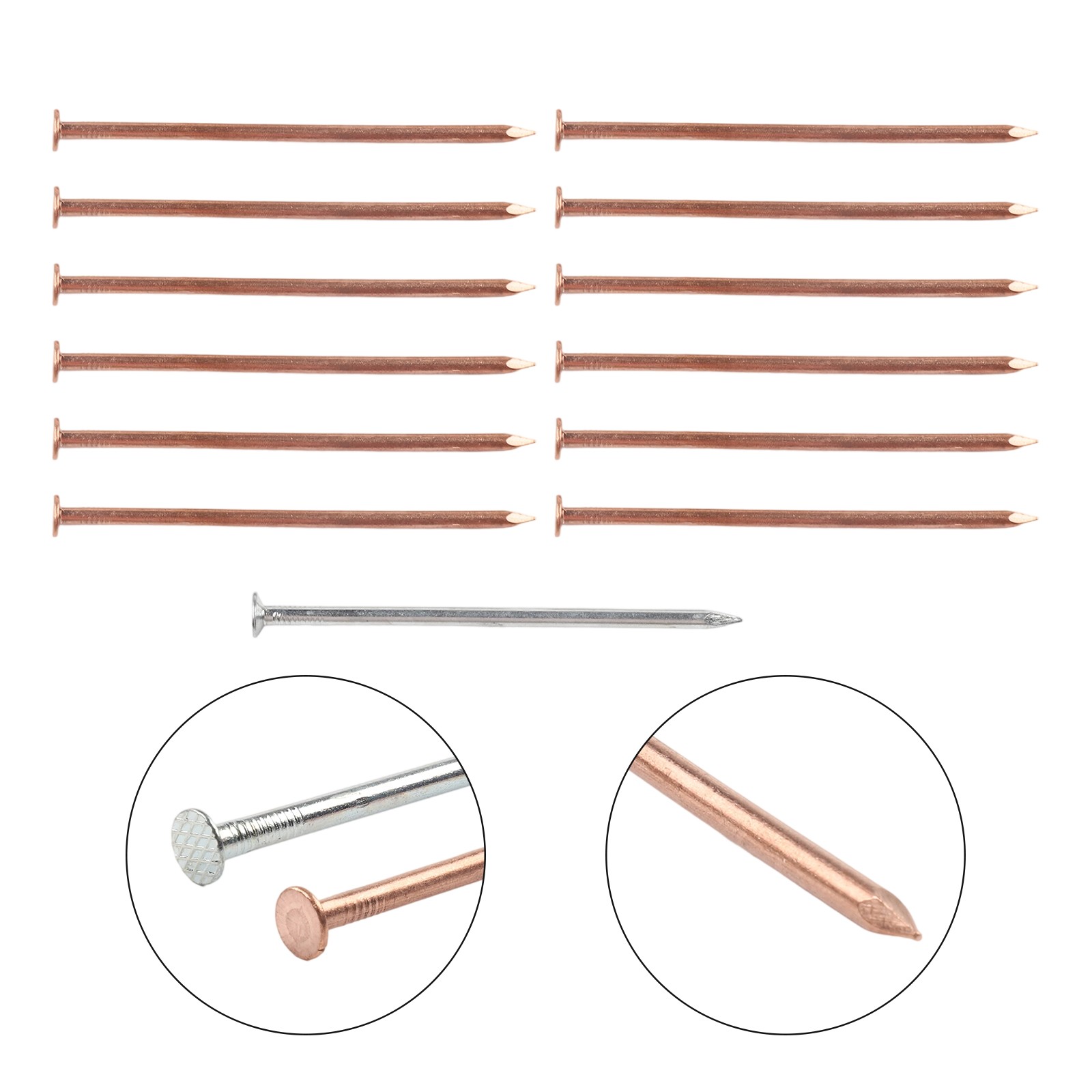 【Homestylish】 chịu lực cao 4 inch Đồng móng tay cho gốc cây cho giết chết và gốc cây Bộ dụng cụ tháo gỡ phong cách cửa hàng mới