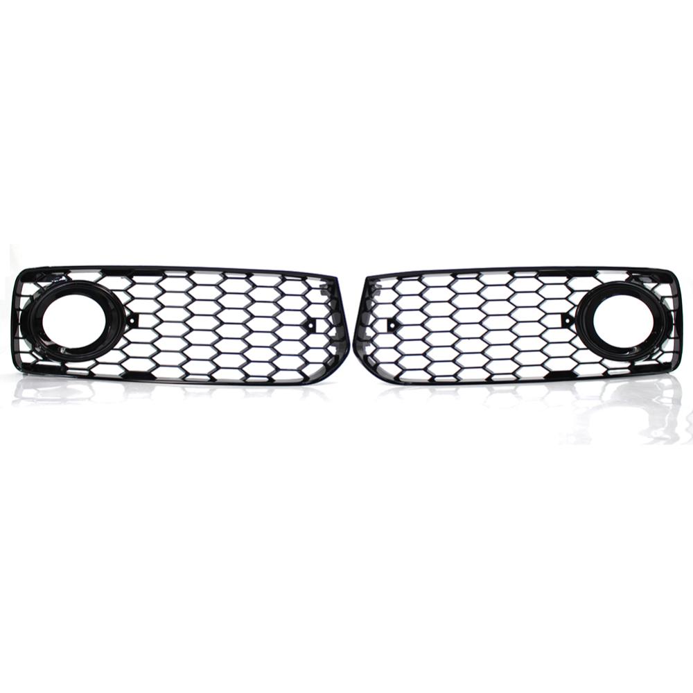 Thanh cản trước lưới nướng tổ ong đèn sương mù bìa cho A5 S-line S5 B8 08-12