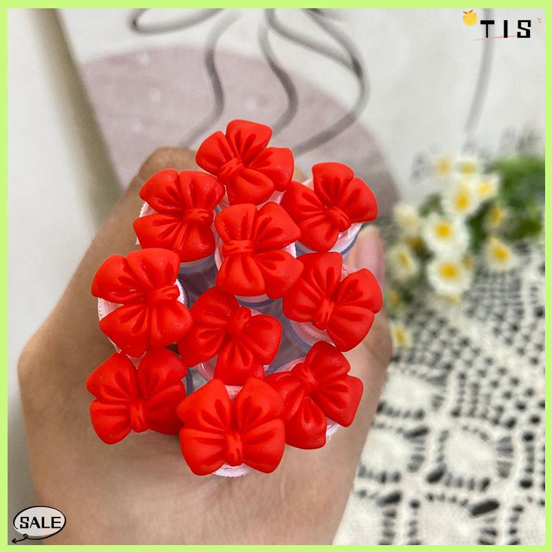 Follow Get New【TIS】 1Pcs Đầy Màu Sắc Bow Tie Lông Mi Bàn Chải Ống Với Pha Lê Lash Mascara Wands Lông Mày Lược Spoolies Applicators Trang Điểm Công Cụ - 9