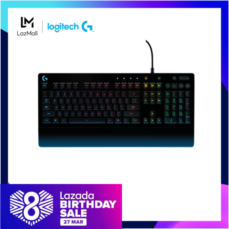 Logitech G213 Prodigy RGB Spill Resistance Gaming Keyboard and Anti Ghosting Singapore