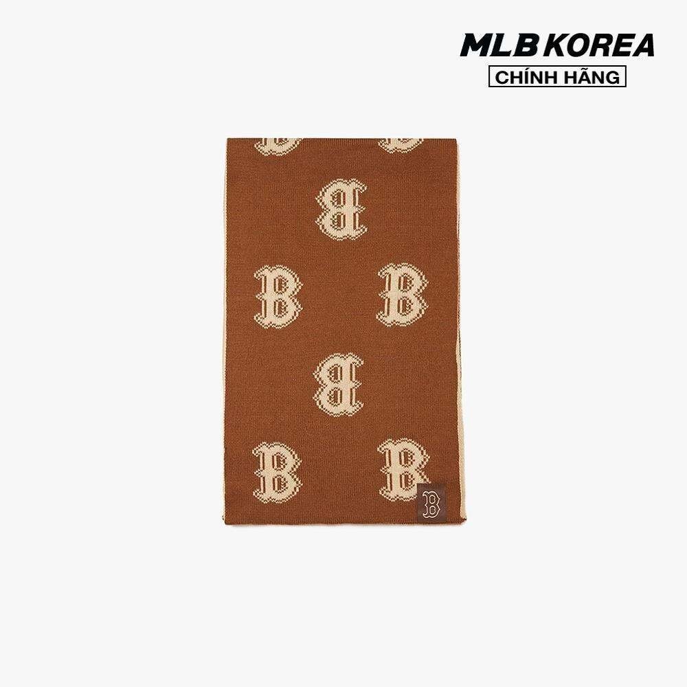 MLB - Khăn choàng unisex phom chữ nhật Premium Classic Monogram 3AMFM0336-43BRS