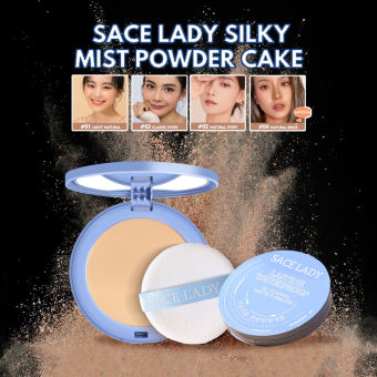 Everbeauty SACE LADY Silk Soft Mist Powder Cake Long-lasting Waterproof Powder Press Powder Smooth Texture Oil Control Face