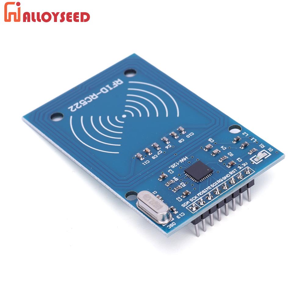 Rc522 RFID Kit S50 thẻ trống Mifare RF Móc Chìa Khóa thẻ IC Mô-đun cảm biến đầu đọc thẻ RFID module cho Arduino Raspberry Pi