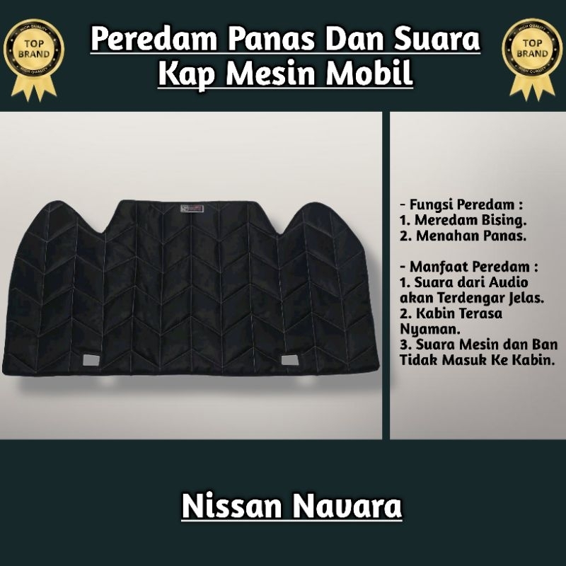 (Sigma) Peredam Panas Dan Suara Kap Mesin Mobil Nissan Navara Tahun 2004 2005 2006 2007 2008 2009 2010 2011 Harga 450,000 rupiah*Gratis Ongkir