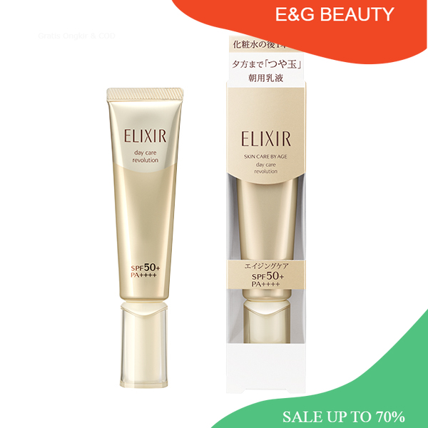 Kem Dưỡng Ngày chống nắng Trắng da Shiseido Elixir Superior Day Care Revolution T + SPF50 + PA ++++ dung tích35mL - E&amp;G BEAUTY