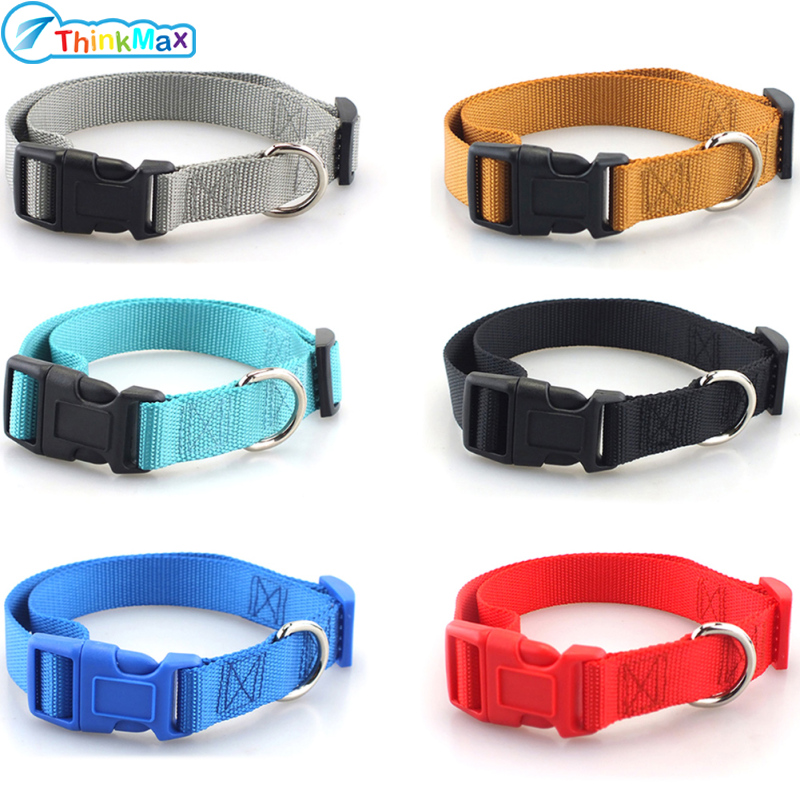 2024New!Heavyduty Nylon Pet Collar for Small Medium Large Dog ราคา 24 บาท*ส่งฟรี