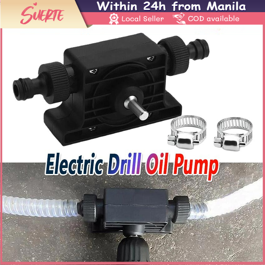 Self-Priming Drill Pump For Water, Gasoline & Oil – Portable Hand Drill Fluid Transfer Pump