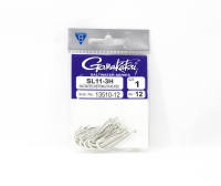 Gamakatsu 13510 SL11-3H Big Game Tin Plated Hook Size 1  12/pack (3401)