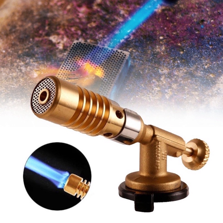 Khò ga mini flame gun japan 1300 độ bằng đồng nguyên khối .