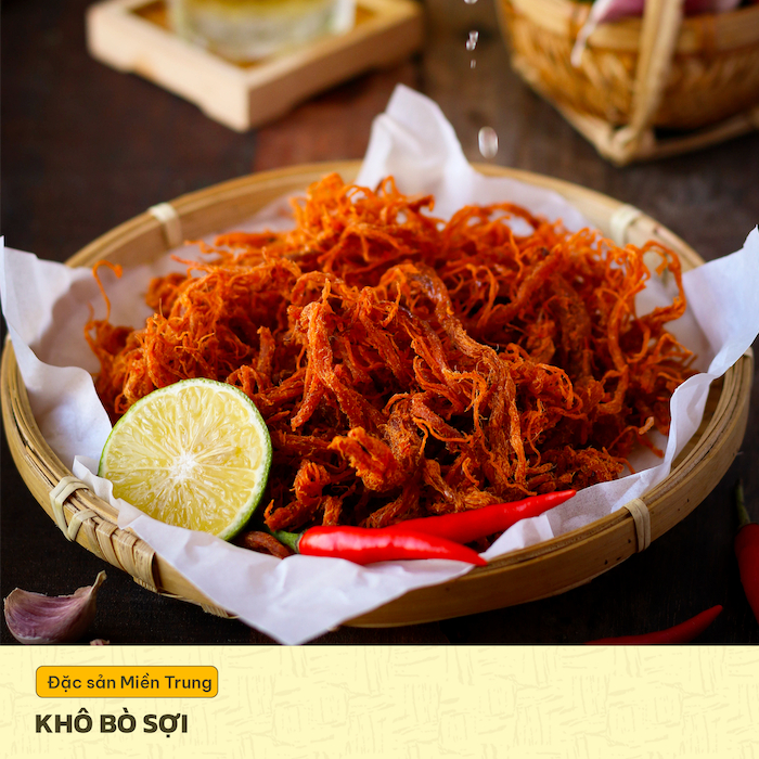 [Hàng Tuyển]_Khô Bò Sợi Loại 1_Nguyên Chất