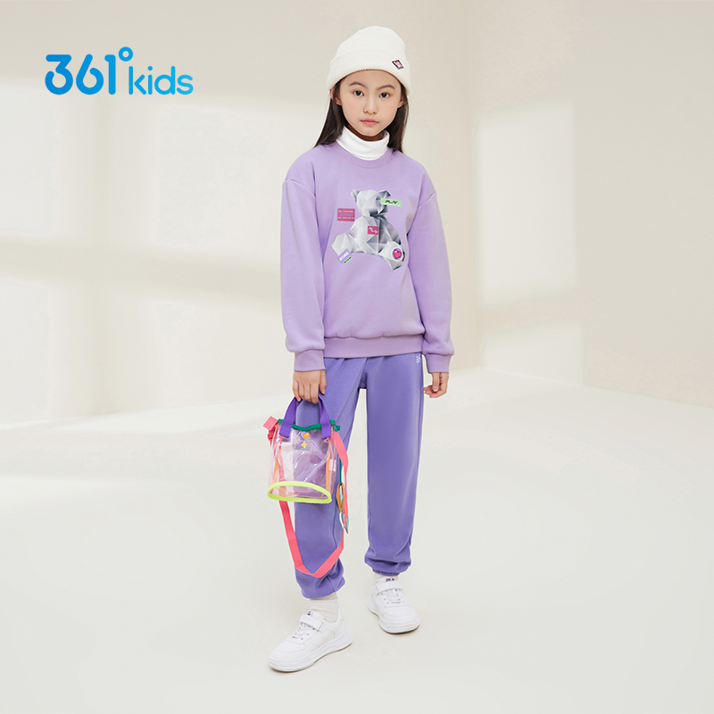 361 ° hoodie cho trẻ em cho trẻ em cô gái Hàn Quốc Áo Bông Tay áo dài T-Shirt em bé hoodiee Ins trẻ em áo khoác mùa xuân chất lượng cao ngọt ngào dễ thương baju Hoodie