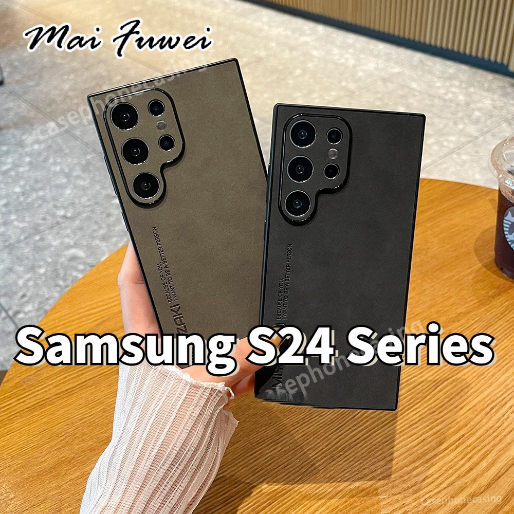 MAIFUWEI โทรศัพท์สามเหลี่ยมยางขยายสำหรับ Samsung Galaxy S24 ultra S24 PLUS S24 2024 S23 ultra S23 PLUS 5G S24Ultra ราคา 49 บาท*ส่งฟรี