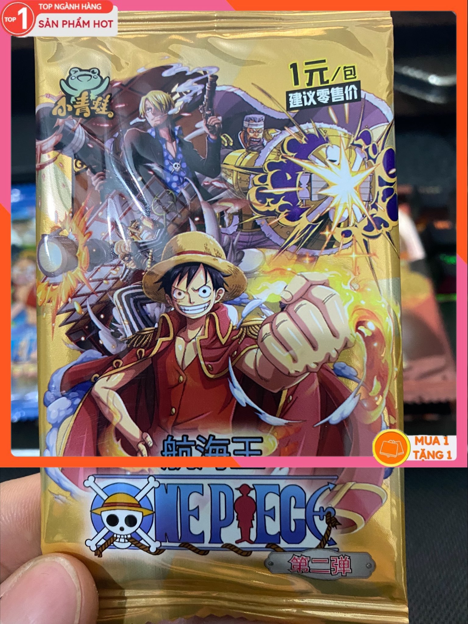 Pack Thẻ Nhân Phẩm One Piece Mô hình One Piece Cao Cấp Figure Mô Hình Anmie One Piece Luffy Vua Hải 