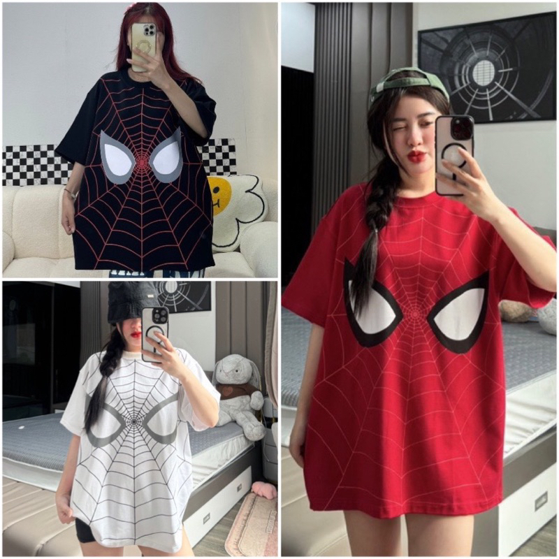 Áo phông nam nữ người nhện Spiderman Cotton khô 3158