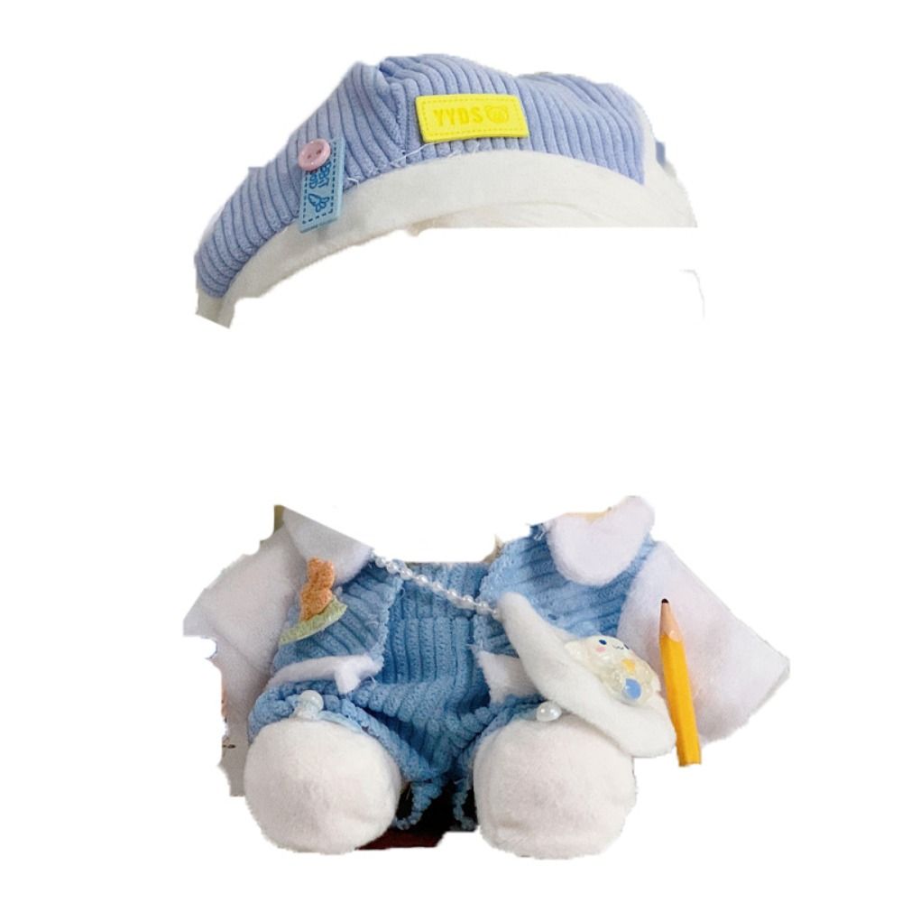 Canasiy trùm đầu Áo Hoodie Đầm búp bê cotton 20cm quần áo Thú nhồi bông kuromi không có thuộc tính q