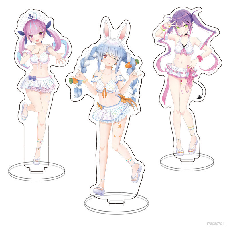 clu ST3 Hololive Figure Anime Model Toys Virtual Vtuber Plate Holder Standee Home Decor Collection Ornament Gift TS3 ulc
