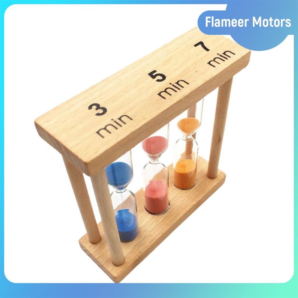 Flameer 3/ 5/ 7 phút cổ điển xoay đồng hồ cát nhà bếp cho trà/