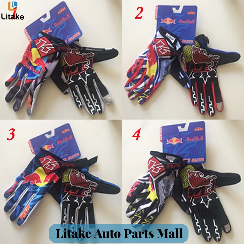 Redbull Bike Gloves Motorcycle Long Refers To The Men s Cycle Biking Gloves