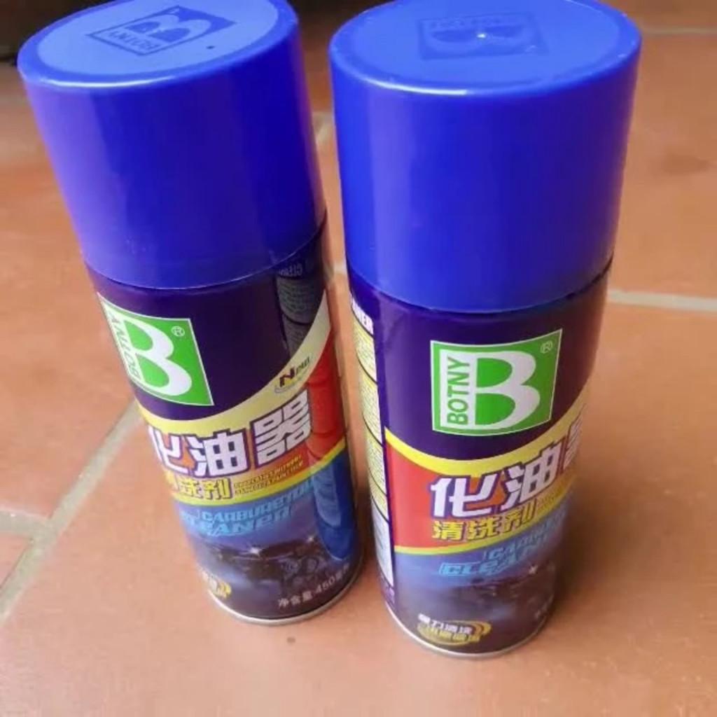 Xịt chế hòa khí sục rửa kim phun súc rửa máy bám cặn bẩn vệ sinh buồng đốt Botny
