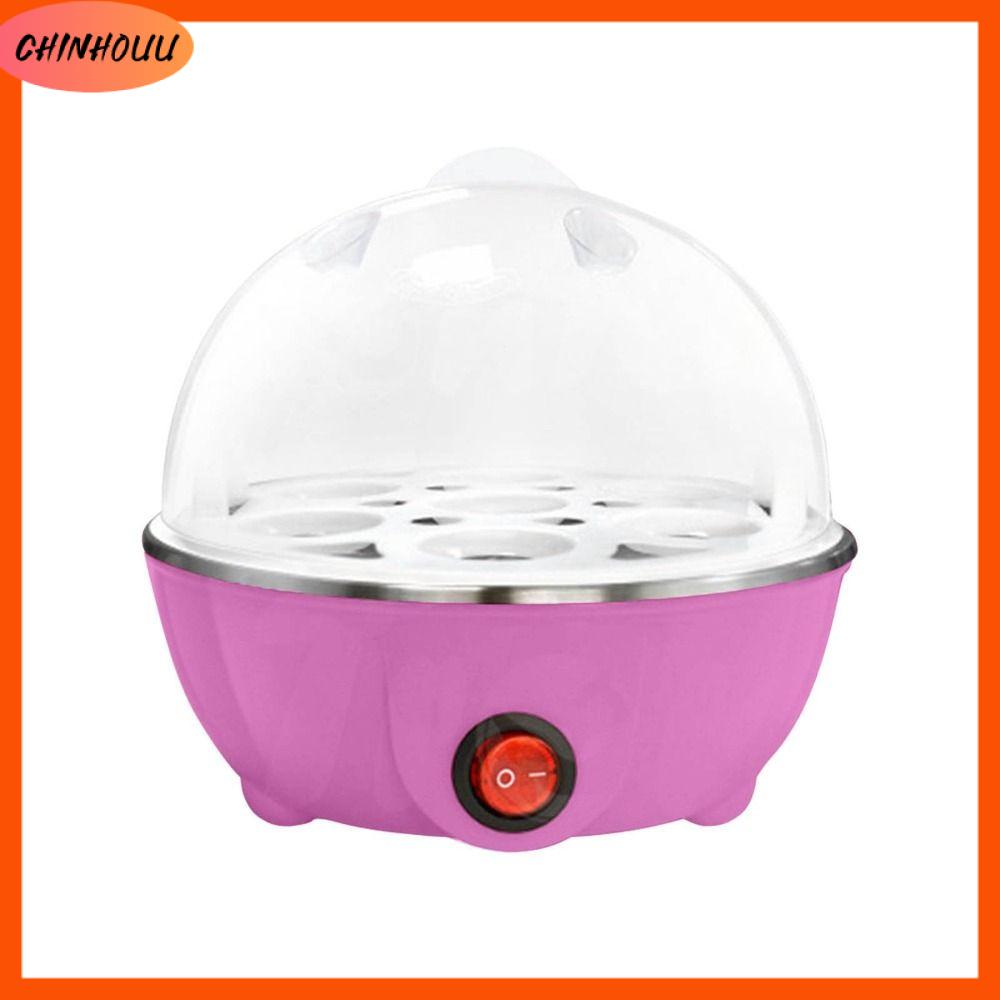 CHINHOUU Bền bỉ Nồi luộc trứng mini Tiết kiệm không gian Đa chức năng Nồi luộc trứng điện Tự động tắt Nồi luộc trứng tự động