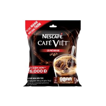 NEscafe việt đen đá( bịch 35gói x 16g)hàng date luôn mới