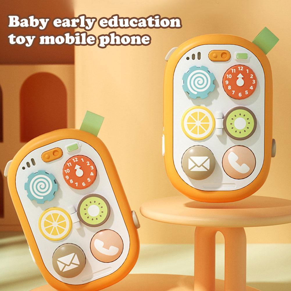 Toy Phone Montessori Toy Baby Busy Phone Toy Mobile Educational Toy Phone For Baby Gift Early H1W6