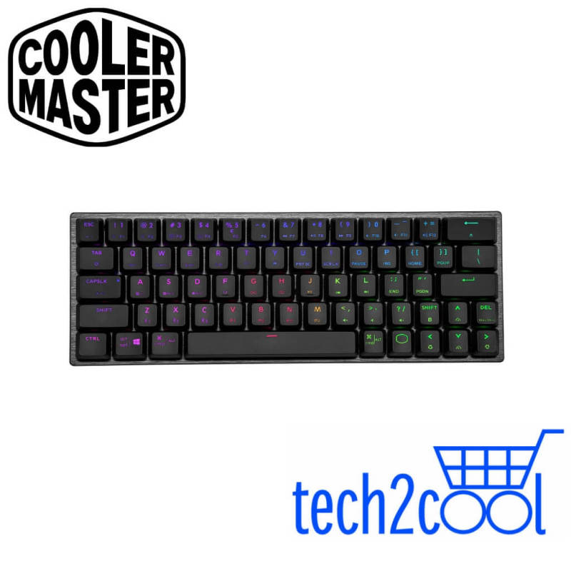 Cooler Master SK622 Space Gray 60% Red Switch Wireless Mechanical Gaming Keyboard Singapore