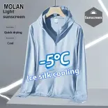 Quần Áo Chống Nắng Áo Lụa băng trung tính mùa hè bảo vệ khỏi tia UV nhẹ