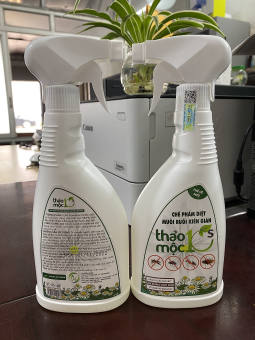 2 Chai xịt Thuốc Diệt Gián, Diệt Muỗi, Diệt Côn Trùng Thảo mộc 10s Hương Quế - An Toàn  Hiệu Quả 500ml/chai
