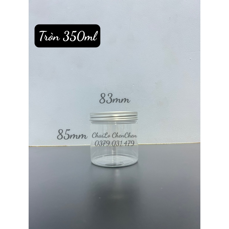 COMBO 10 HỦ NHỰA PET NẮP NHÔM TẶNG KÈM SEAL DÁN