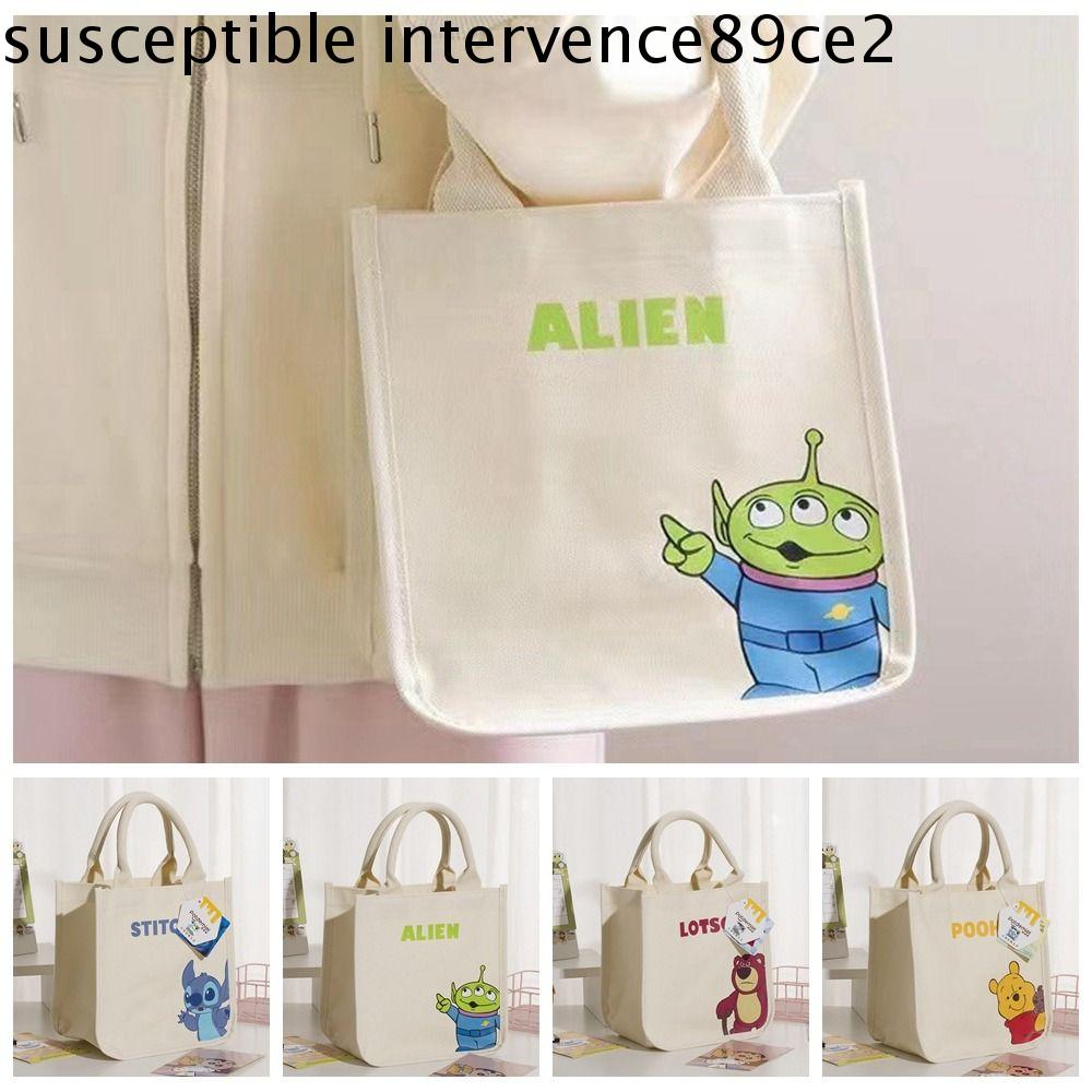 CEPTIB Vải Oxford Túi vải In Chữ cái Túi tote Đơn giản Tất cả phù hợp Túi đựng đồ ăn trưa Bé gái