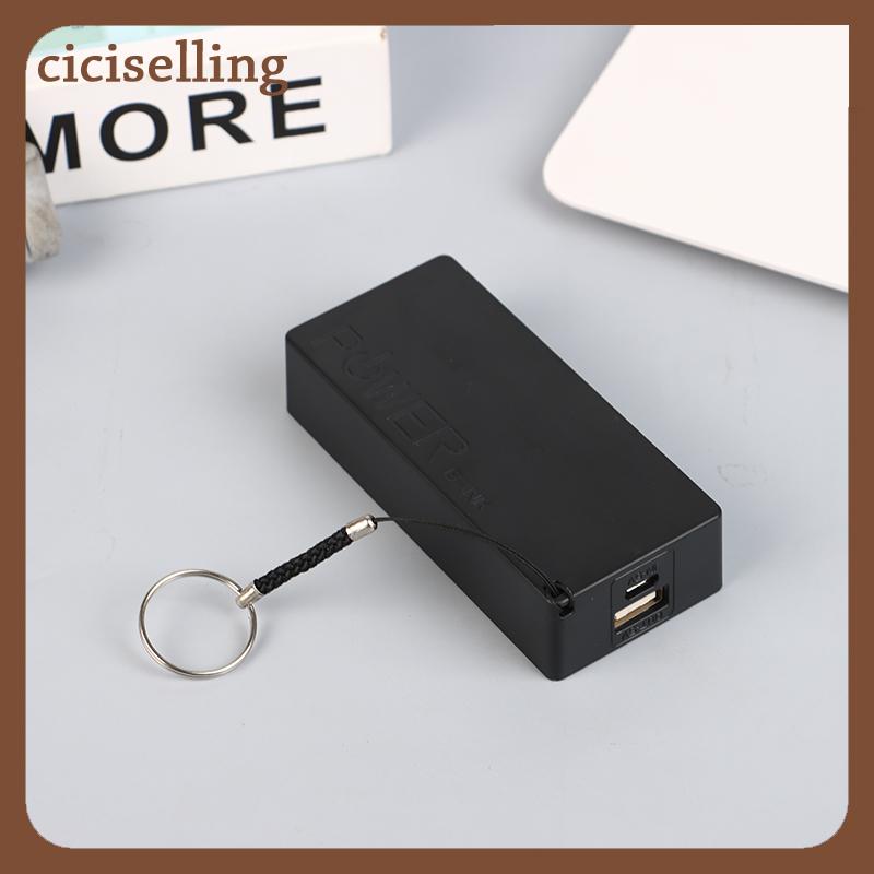 [ciciselling] Điện thoại di động ngân hàng sạc pin gói cho trường hợp tự làm hộp Protable đầy màu sắc stroage hộp - 5