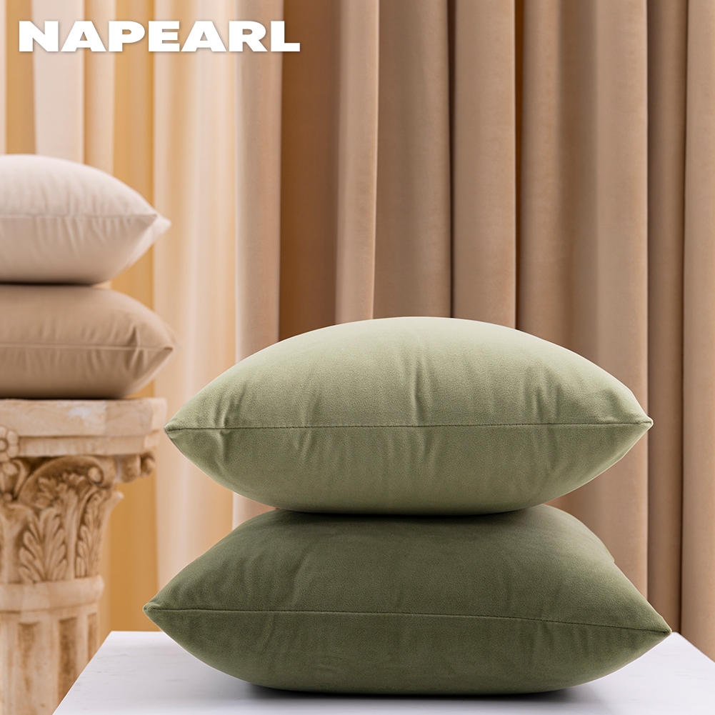 1PC Napearl Solid Color Soft Sofa Cushions Cover Classic Style Fashion Versatile Plush Pillowcase ราคา 138 บาท*ส่งฟรี