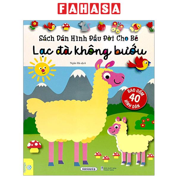 Fahasa - Sách Dán Hình Đầu Đời Cho Bé: Lạc Đà Không Bướu