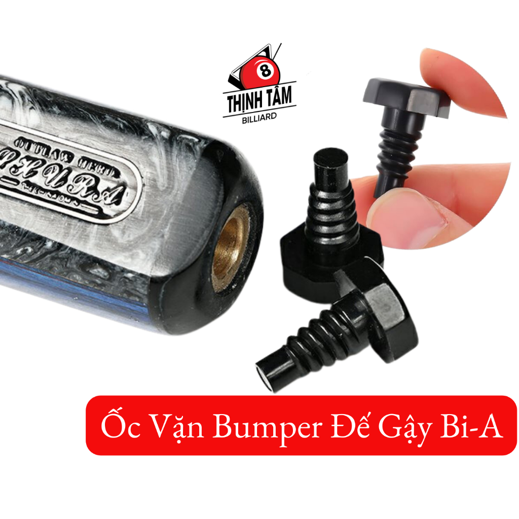 [THỊNH TÂM] Ốc Nối Dài Chuôi Cơ Bida, Ốc Gắn Đế Gậy Bi-A, Ốc Bumper [ Ốc Gắn Đế Gậy Bida ]