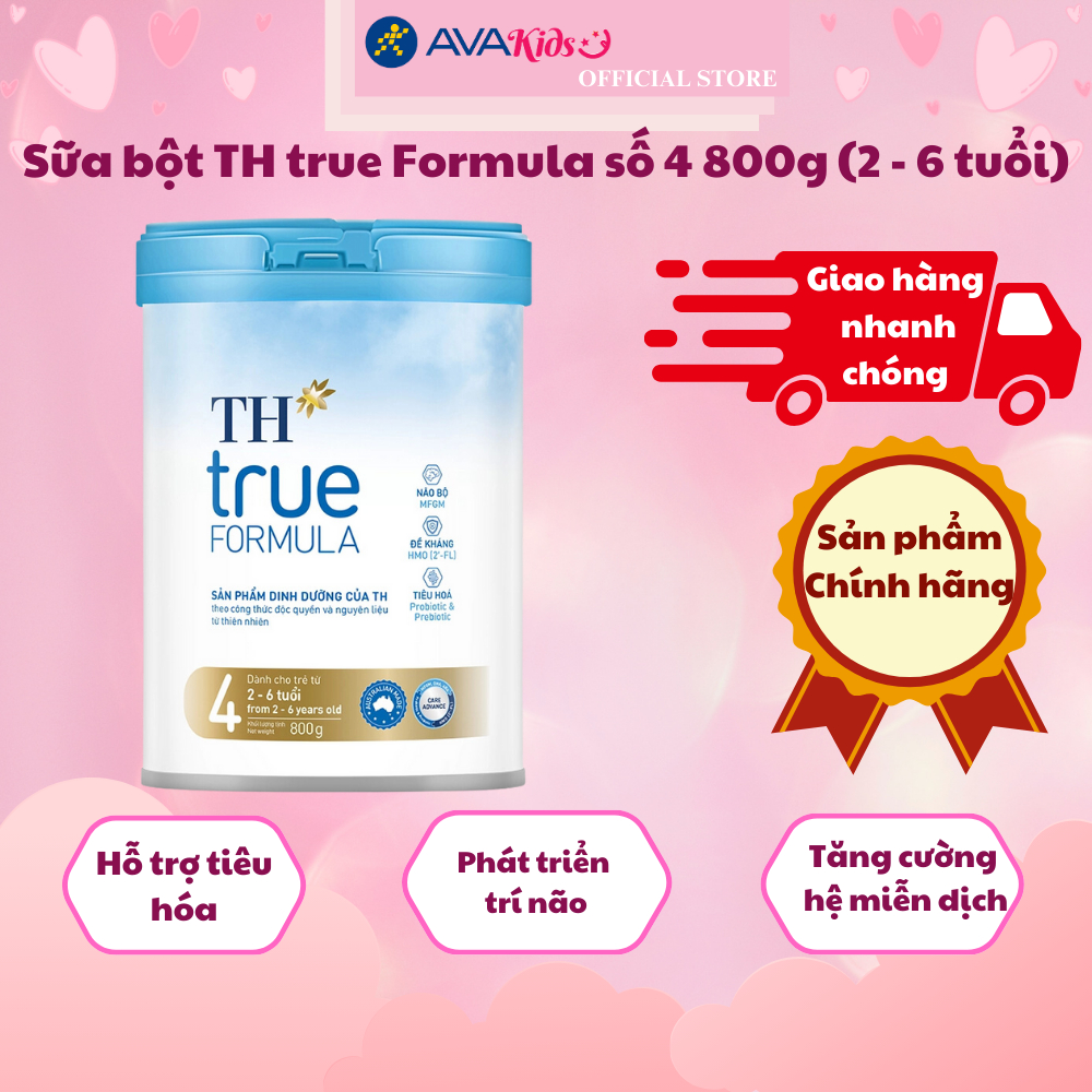 Sữa bột TH true Formula số 4 800g (2 - 6 tuổi)