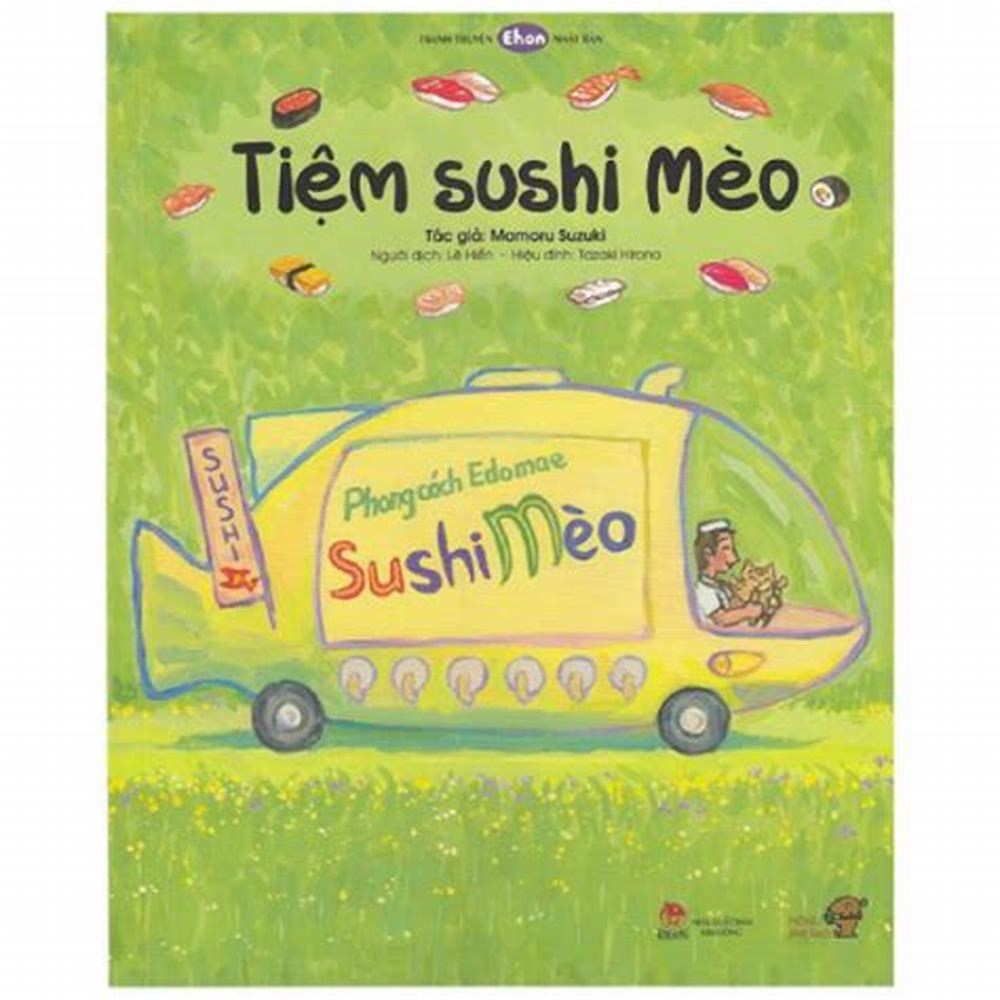 Sách - Mogu - Ehon - Mọt Sách Mogu - Tiệm Sushi Mèo